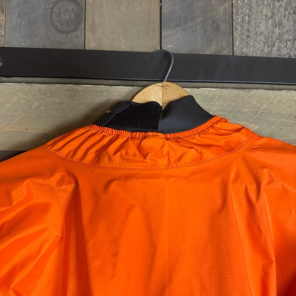 Patagonia Lotus Designs neon orange paddling jacket Size Medium